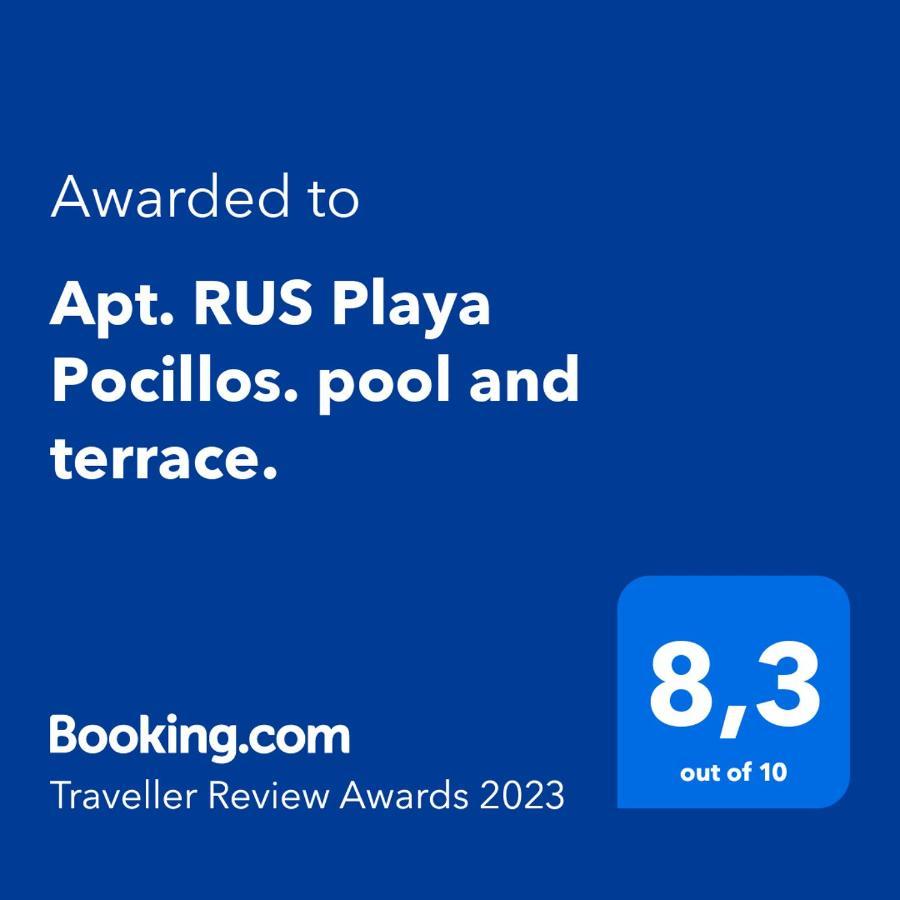 Apt. Rus Playa Pocillos. Pool And Terrace. Apartman Tías Kültér fotó